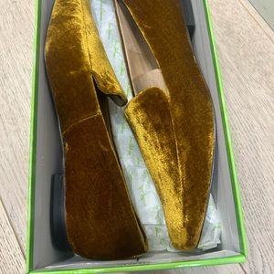Sam Edelman Rust Velvet Flats